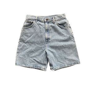 Nwt Vintage 90s Lee high waisted light wash‎ denim mom shorts